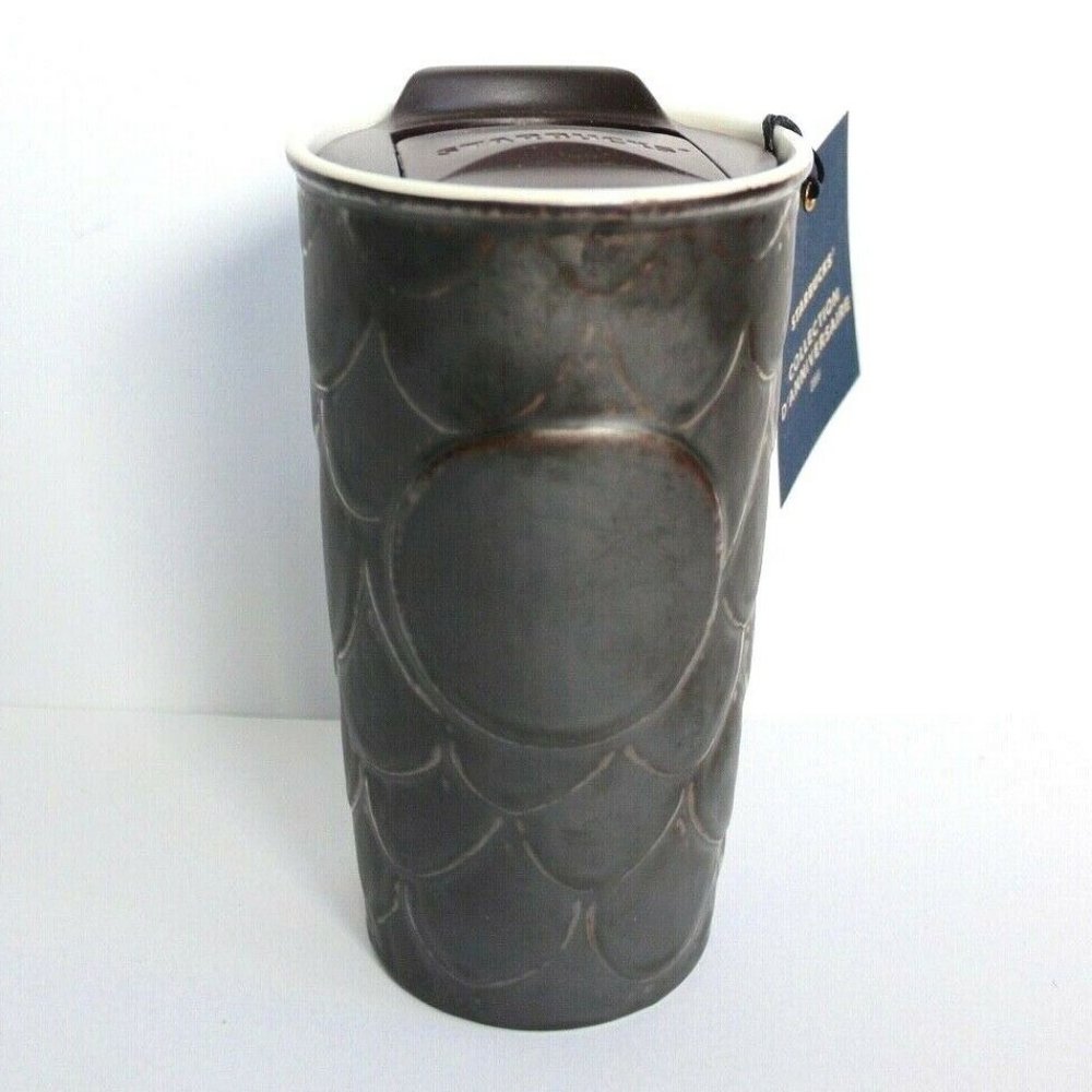 Starbucks Anniversary 2016 Bronze Scales Ceramic Tumbler